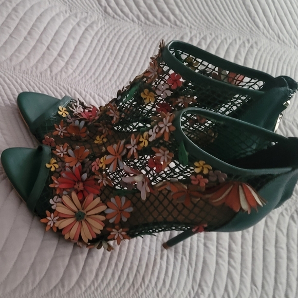 All Zara, Bundle of 4 Pairs Assorted Heels, Booties & Sexy Nightclub Mesh Boots - Picture 14 of 15